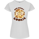 A Smart Cookie Funny Food Nerd Geek Maths Womens Petite Cut T-Shirt White