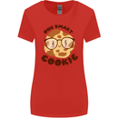 A Smart Cookie Funny Food Nerd Geek Maths Womens Wider Cut T-Shirt Red