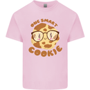 A Smart Cookie Funny Food Nerd Geek Science Kids T-Shirt Childrens Light Pink
