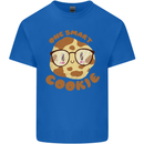A Smart Cookie Funny Food Nerd Geek Science Kids T-Shirt Childrens Royal Blue