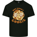 A Smart Cookie Funny Food Nerd Geek Science Mens Cotton T-Shirt Tee Top Black