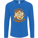 A Smart Cookie Funny Food Nerd Geek Science Mens Long Sleeve T-Shirt Royal Blue