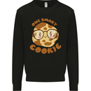 A Smart Cookie Funny Food Nerd Geek Science Mens Sweatshirt Jumper Black