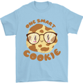 A Smart Cookie Funny Food Nerd Geek Science Mens T-Shirt 100% Cotton Light Blue