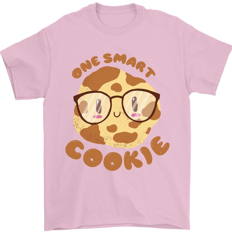 A Smart Cookie Funny Food Nerd Geek Science Mens T-Shirt 100% Cotton Light Pink