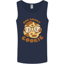 A Smart Cookie Funny Food Nerd Geek Science Mens Vest Tank Top Navy Blue
