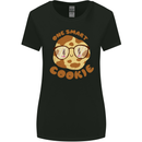 A Smart Cookie Funny Food Nerd Geek Science Womens Wider Cut T-Shirt Black