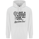 A Tennis Racket for My Wife Best Swap Ever! Mens 80% Cotton Hoodie White