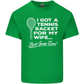 A Tennis Racket for My Wife Best Swap Ever! Mens Cotton T-Shirt Tee Top Irish Green
