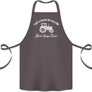 A Tractor for My Wife Funny Farming Farmer Cotton Apron 100% Organic Dark Grey
