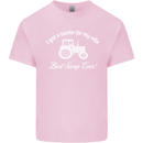 A Tractor for My Wife Funny Farming Farmer Mens Cotton T-Shirt Tee Top Light Pink
