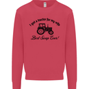A Tractor for My Wife Funny Farming Farmer Mens Sweatshirt Jumper Heliconia