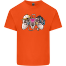 A Video Game Console Controller Kids T-Shirt Childrens Orange
