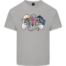 A Video Game Console Controller Mens Cotton T-Shirt Tee Top Sports Grey