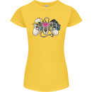 A Video Game Console Controller Womens Petite Cut T-Shirt Yellow