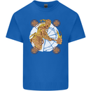 A Viking With a Hammer Thor Tribal Valhalla Kids T-Shirt Childrens Royal Blue