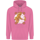 A Viking With a Hammer Thor Tribal Valhalla Mens 80% Cotton Hoodie Azelea