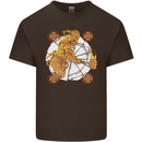A Viking With a Hammer Thor Tribal Valhalla Mens Cotton T-Shirt Tee Top Dark Chocolate