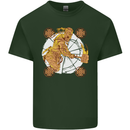 A Viking With a Hammer Thor Tribal Valhalla Mens Cotton T-Shirt Tee Top Forest Green