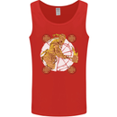 A Viking With a Hammer Thor Tribal Valhalla Mens Vest Tank Top Red