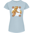 A Viking With a Hammer Thor Tribal Valhalla Womens Petite Cut T-Shirt Light Blue