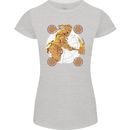 A Viking With a Hammer Thor Tribal Valhalla Womens Petite Cut T-Shirt Sports Grey