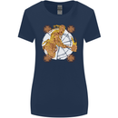 A Viking With a Hammer Thor Tribal Valhalla Womens Wider Cut T-Shirt Navy Blue