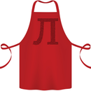 A Violin Cello Cotton Apron 100% Organic Red