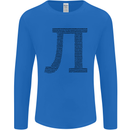 A Violin Cello Mens Long Sleeve T-Shirt Royal Blue