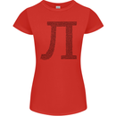 A Violin Cello Womens Petite Cut T-Shirt Red