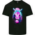 A Watercolour Horse Kids T-Shirt Childrens Black