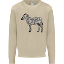 A Zebra Mens Sweatshirt Jumper Sand