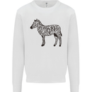 A Zebra Mens Sweatshirt Jumper White