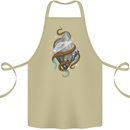 Abstract Scuba Diver Diving Dive Cotton Apron 100% Organic Khaki