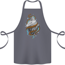 Abstract Scuba Diver Diving Dive Cotton Apron 100% Organic Steel