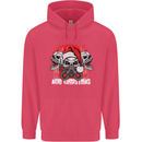 Acid Christmas Skulls Childrens Kids Hoodie Heliconia