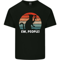 Alcohol Drinking Cat Ew People Mens Cotton T-Shirt Tee Top Black