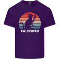 Alcohol Drinking Cat Ew People Mens Cotton T-Shirt Tee Top Purple