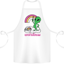 Alien Embrace Your Weirdness Funny LGBT Cotton Apron 100% Organic White