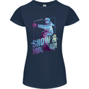 All I Need Is Snow and a Mountain Womens Petite Cut T-Shirt Navy Blue