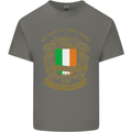 All Men Are Born Equal Irish Ireland Mens Cotton T-Shirt Tee Top Charcoal