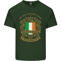 All Men Are Born Equal Irish Ireland Mens Cotton T-Shirt Tee Top Forest Green