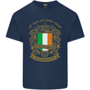 All Men Are Born Equal Irish Ireland Mens Cotton T-Shirt Tee Top Navy Blue