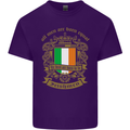 All Men Are Born Equal Irish Ireland Mens Cotton T-Shirt Tee Top Purple