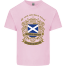 All Men Are Born Equal Scotland Scottish Mens Cotton T-Shirt Tee Top Light Pink