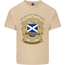 All Men Are Born Equal Scotland Scottish Mens Cotton T-Shirt Tee Top Sand