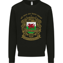 All Men Are Born Equal Welshmen Wales Welsh Mens Sweatshirt Jumper Black