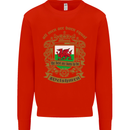 All Men Are Born Equal Welshmen Wales Welsh Mens Sweatshirt Jumper Bright Red
