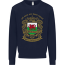 All Men Are Born Equal Welshmen Wales Welsh Mens Sweatshirt Jumper Navy Blue