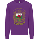 All Men Are Born Equal Welshmen Wales Welsh Mens Sweatshirt Jumper Purple